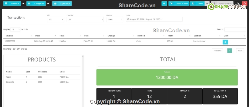 website bán hàng,điểm bán hàng,quản lý cửa hàng