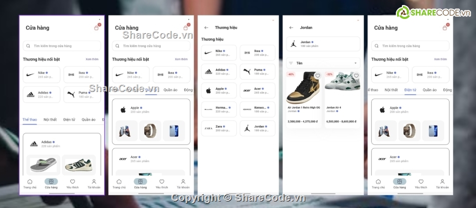 Ứng dụng,Đồ điện tử,thương mại,điện tử,login app flutter,ứng dụng flutter