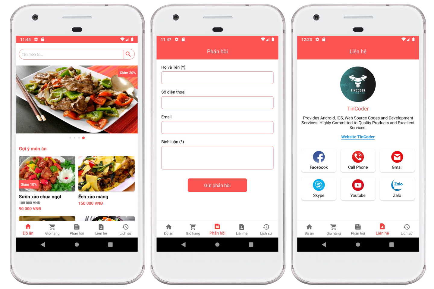 food order android app,food delivery android app,android food order app,app đặt đồ ăn android,app order đồ ăn android,app food order android java