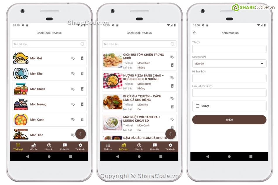 do an tot nghiep nau an online,cook book android app,cook book java android studio,ung dung android day nau an online,app day nau an android,android app nấu ăn online