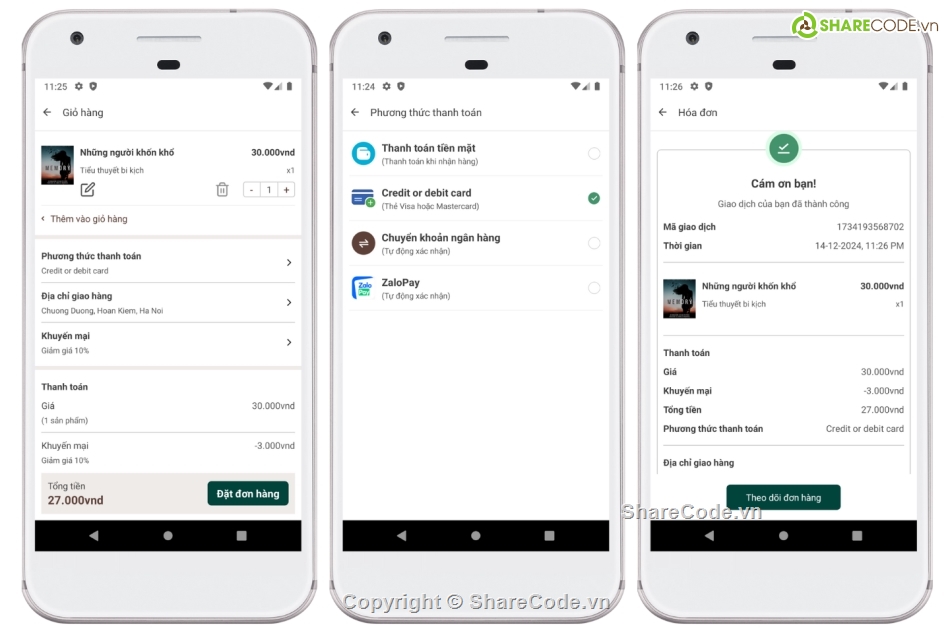 book ecommerce android app,book store android app,source code book store java,ung dung ban sach android studio,bán sách online android,android book store app