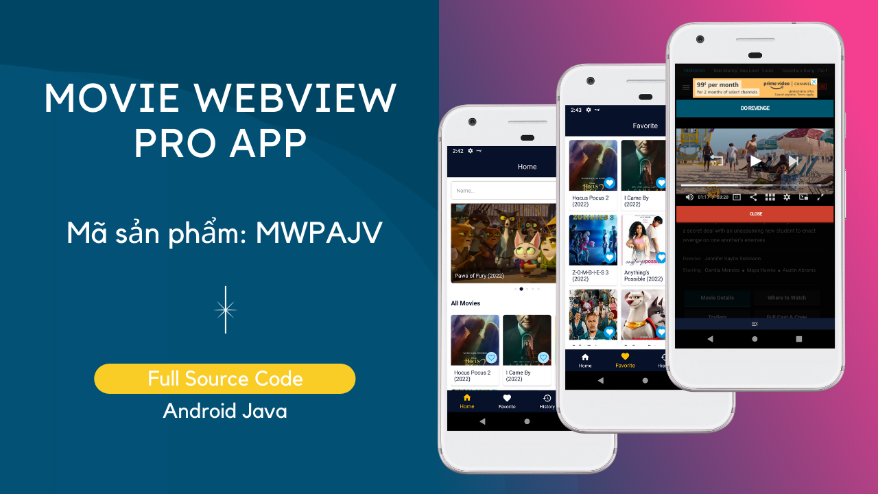 Movie Webview Pro Android App,movie android application,movie webview android source code,movie app on android studio,android movie app source code,movie app android java