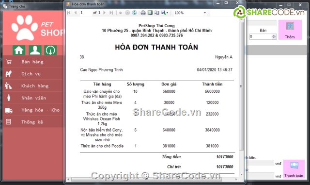 Đồ án MVC,Đồ án lập trình,Đồ án lập trình C#,Đồ án bán hàng C#,Đồ án bán hàng MVC C#,Đồ án bán hàng thú cưng