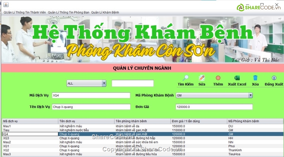javaswing,quản lí khám bệnh javaswing,khám bệnh,bệnh viện,thuốc,quản lí phòng khám bệnh