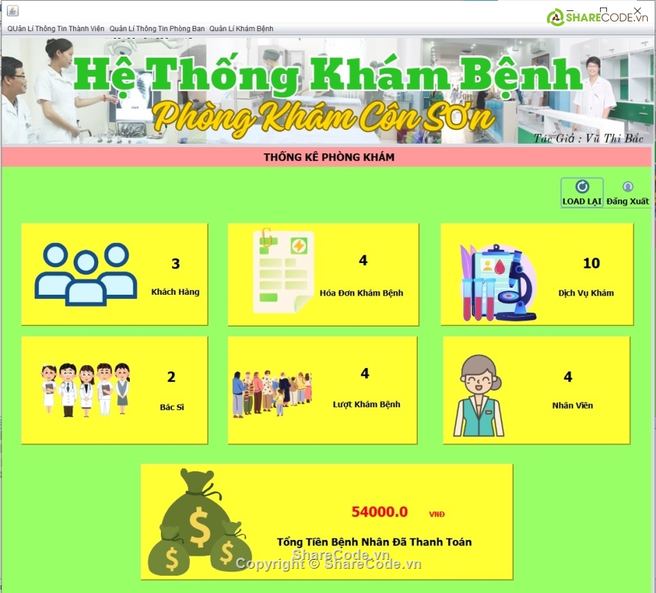 javaswing,quản lí khám bệnh javaswing,khám bệnh,bệnh viện,thuốc,quản lí phòng khám bệnh