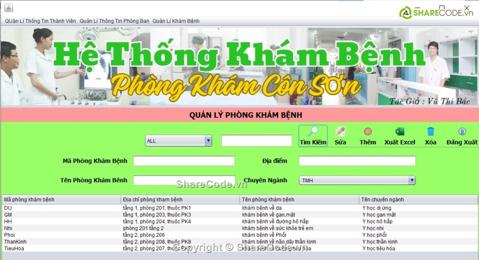 javaswing,quản lí khám bệnh javaswing,khám bệnh,bệnh viện,thuốc,quản lí phòng khám bệnh