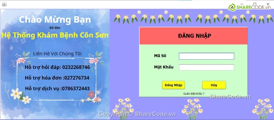javaswing,quản lí khám bệnh javaswing,khám bệnh,bệnh viện,thuốc,quản lí phòng khám bệnh