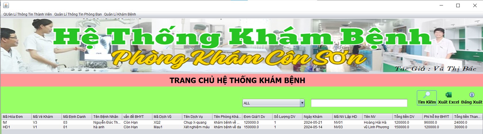 java swing,đồ án,quản lí khám bệnh,java,hệ thống quản lí khám bệnh,sqlserver