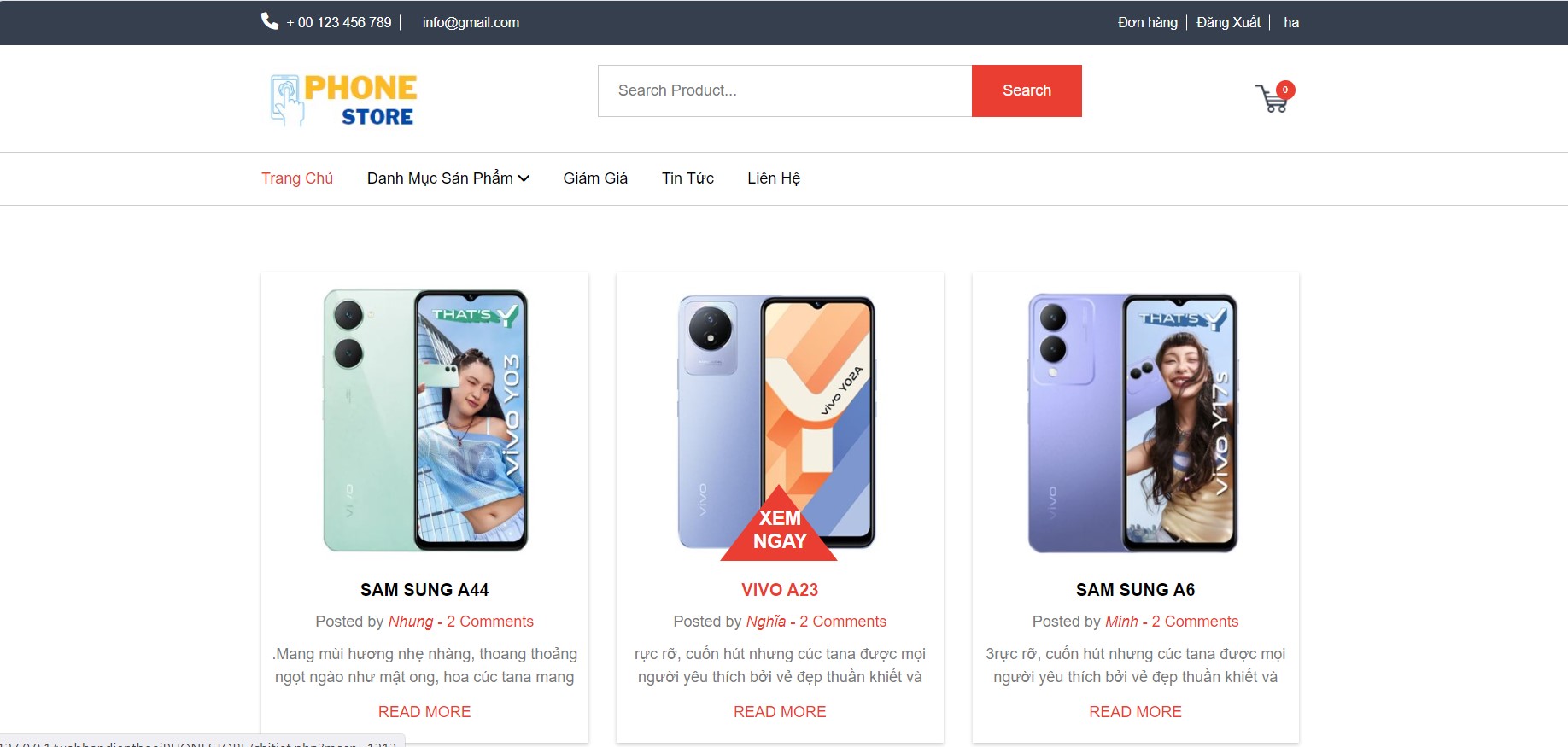 Đồ án web PHP,Đồ án,web,php mysql,web bán hàng php mysql,php
