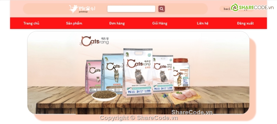 Đồ án,Đồ án web PHP,thú cưng,Báo cáo đồ án,website,website bán hàng php