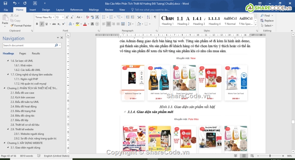 Đồ án,Đồ án web PHP,thú cưng,Báo cáo đồ án,website,website bán hàng php