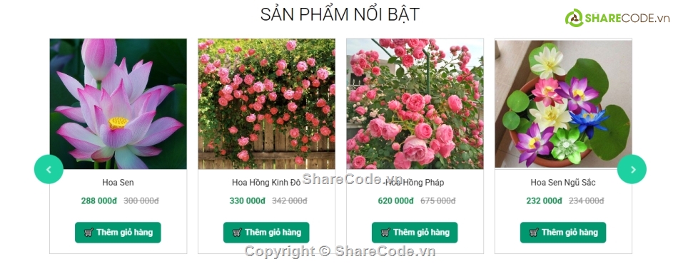 Đồ án,Đồ án web PHP,web,website,bán hoa,website bán hàng php