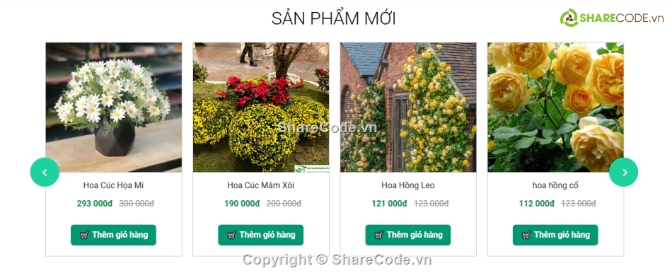 Đồ án,Đồ án web PHP,web,website,bán hoa,website bán hàng php