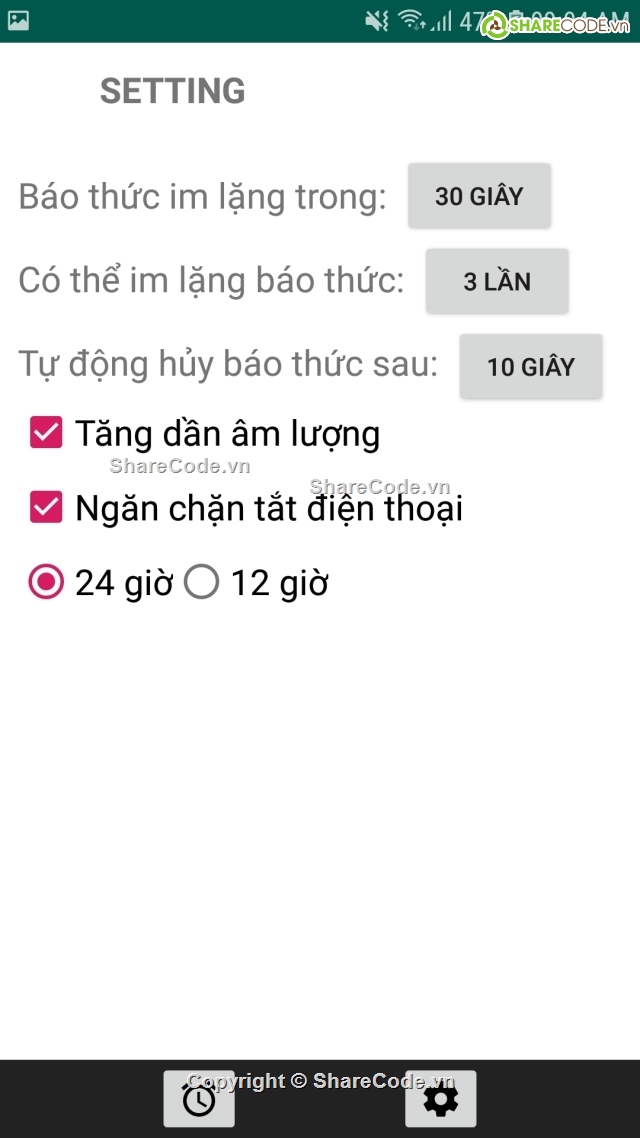 Đồ án,ứng dụng báo thức,code đồng hồ đặt lịch báo thức,đồ án,đồ án android,đồ án tốt nghiệp