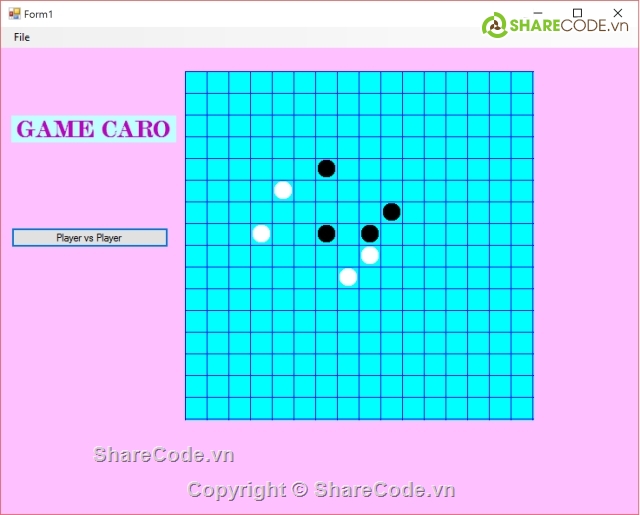 game caro,Source code game cờ caro C#,code game,game caro c#,game cờ caro