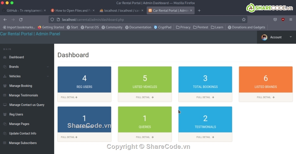 Đồ án,code cho thuê xe php,code cho thuê xe
