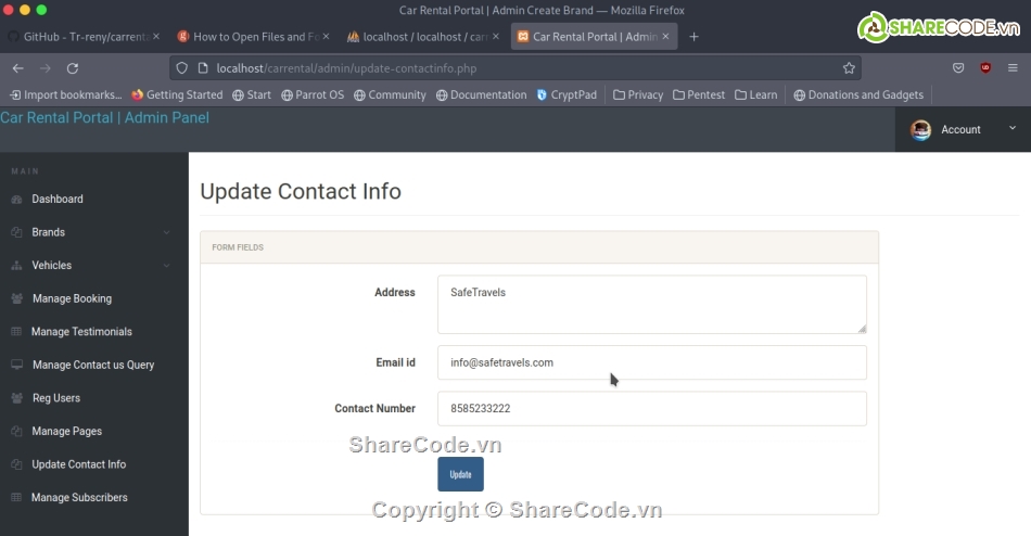 Đồ án,code cho thuê xe php,code cho thuê xe