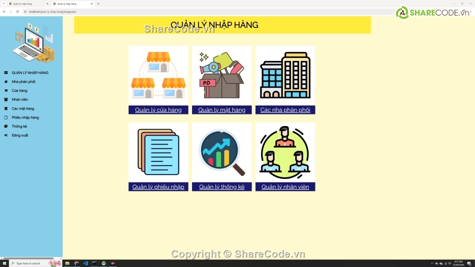web quản lý,Đồ án quản lý,web php,Đồ án