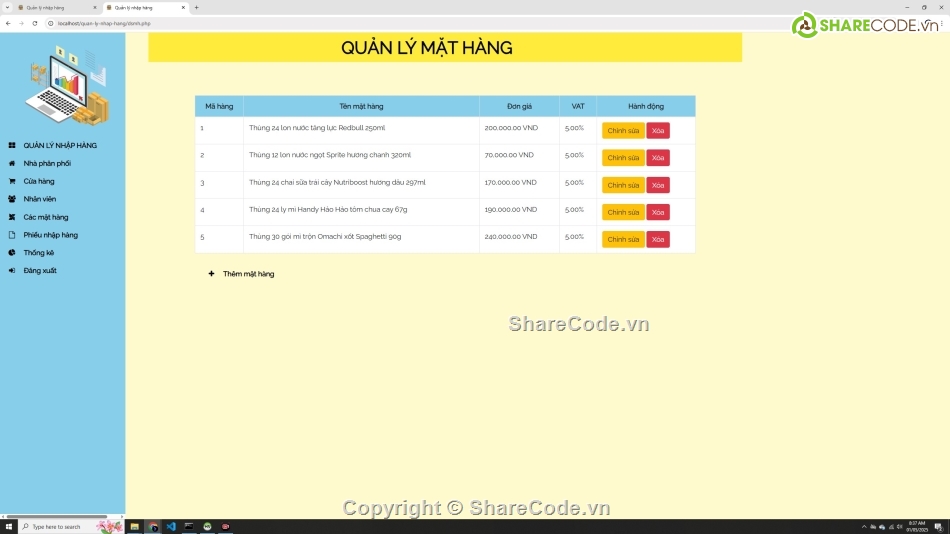 web quản lý,Đồ án quản lý,web php,Đồ án