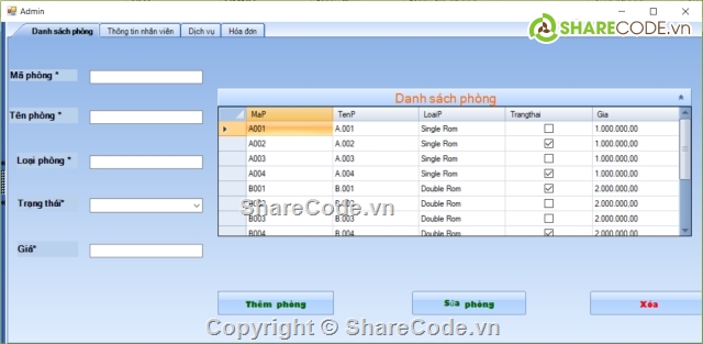 Quản lý khách sạn,đồ án quản lý khách sạn c#,code phần mềm quản lý khách sạn c#,source code quản lý khách sạn c#,quan ly khach san