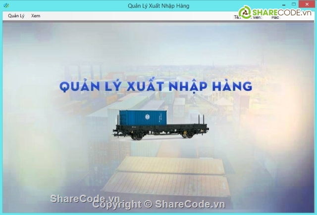 Quản lý xuất nhập hàng,quản lý kho,đồ án quản lý kho c#,Quản lý hàng hóa