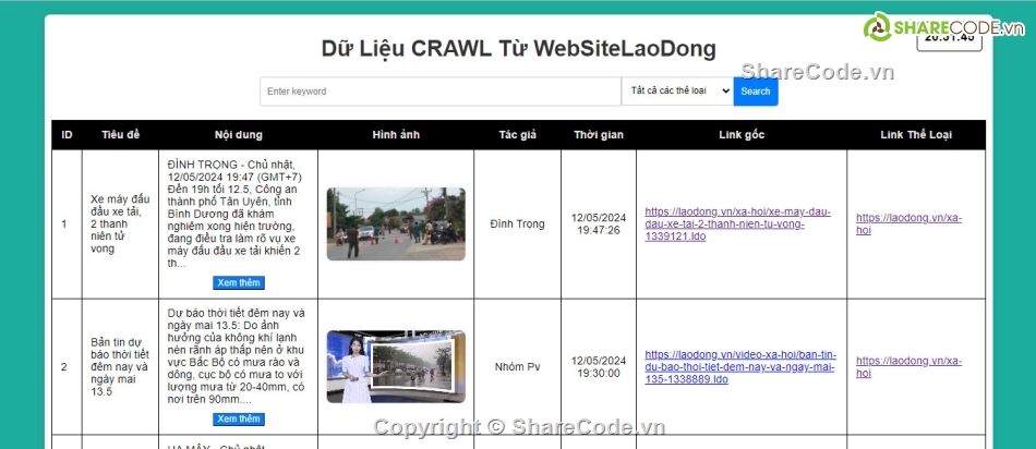 crawl dữ liệu,tải dữ liệu từ trang báo,web crawl bằng python,web crawl