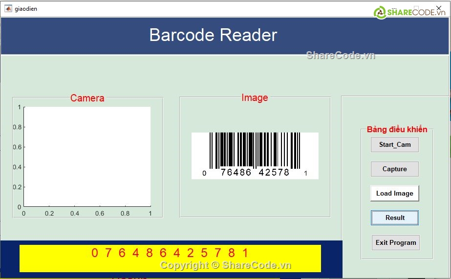 đồ án xử lý ảnh,xử lý ảnh matlab,code đọc barcoce,Matlab code