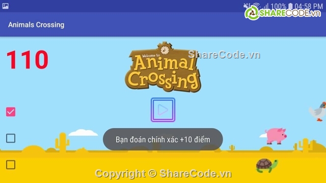 Đồ án code game,code game,game android,cuộc đua kỳ thú,source code game,code android