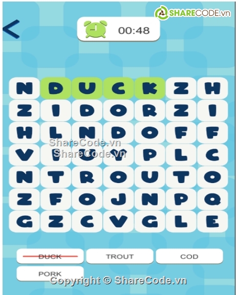 source code game wordbrain,2D Game WordBrain,Code game wordbrain,Code game đoán ô chữ,Game đoán ô chữ unity