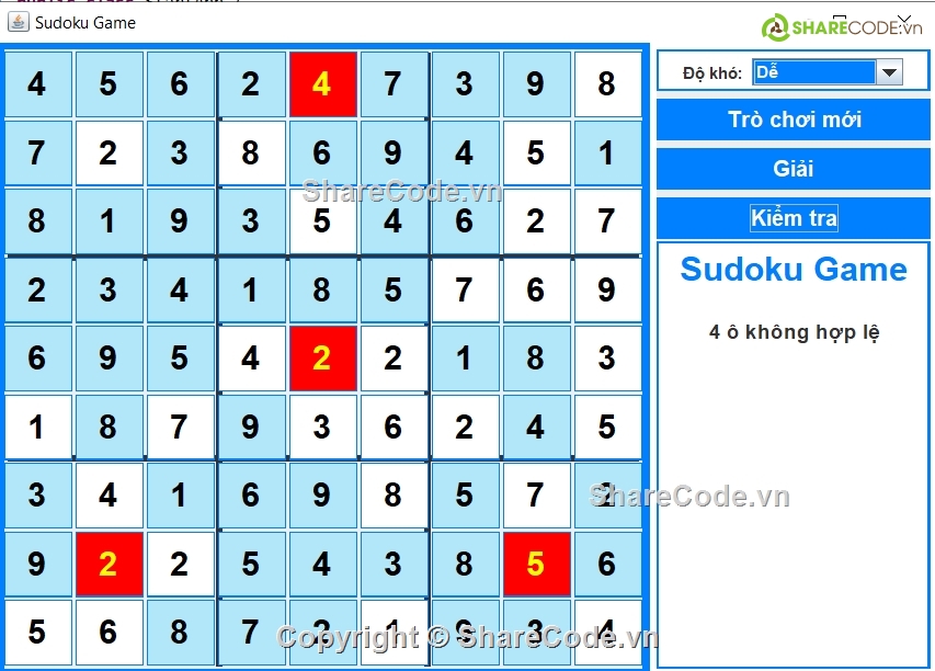 Sudoku,Đồ án Java,game Sudoku,game Sudoku Java,Code sudoku