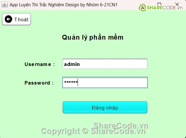 Code thi trắc nghiệm,Phần mềm trắc nghiệm,Phần mềm thi trắc nghiệm php,Code đồ án,Code phần mềm quản lý,Sharecode