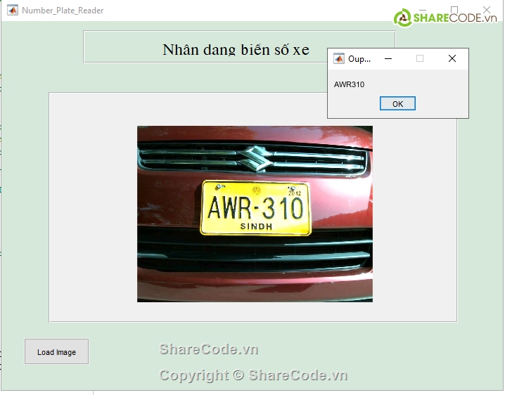 Thuật toán xử lý ảnh,Bài tập xử lý ảnh có lời giải,Nhận dạng xe ô tô,code xử lý ảnh,Đồ án xử lý ảnh