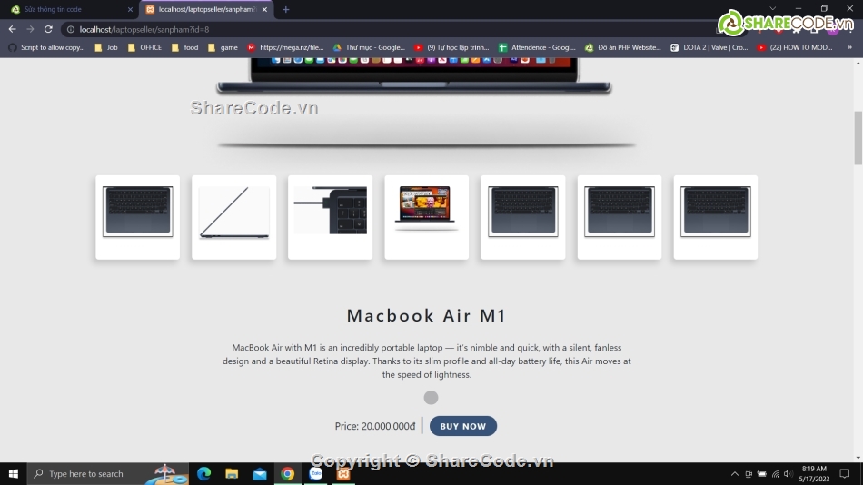 đồ án web bán laptop,Code web bán laptop php mysql,Code php bán laptop