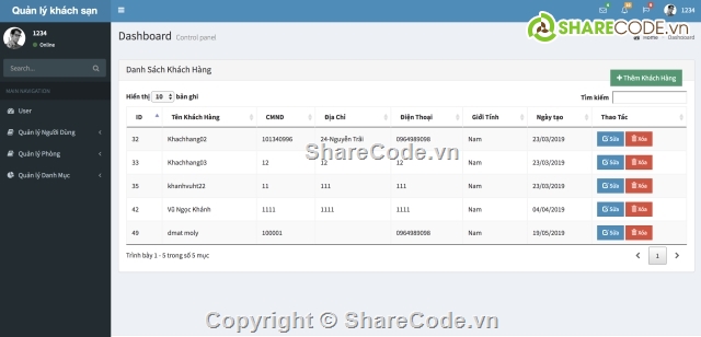 web quản lý,website quản lý khách sạn,source code php quản lý khách sạn,code web quản lý khách sạn