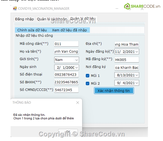 C#,đồ án c# winform,Full báo cáo quản lí tiêm chủng và Source Code C#,Quản Lí C#,Đồ Án Quản Lí C#