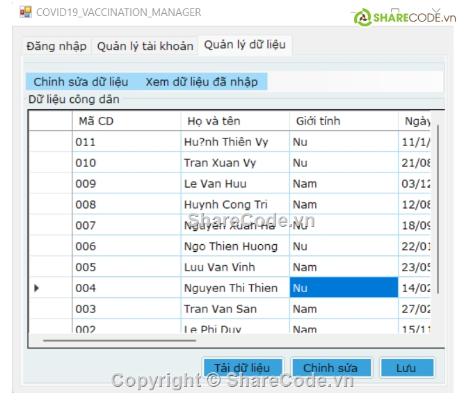 C#,đồ án c# winform,Full báo cáo quản lí tiêm chủng và Source Code C#,Quản Lí C#,Đồ Án Quản Lí C#