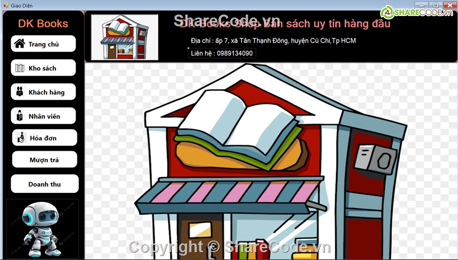 Code web,Share code,C#,Quản lý sách,code bán,Đồ án