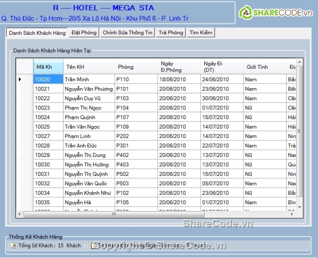 Quản lý khách sạn,quan lý khách sạn c#,quản lý ứng dụng,quản lý nhà nghỉ