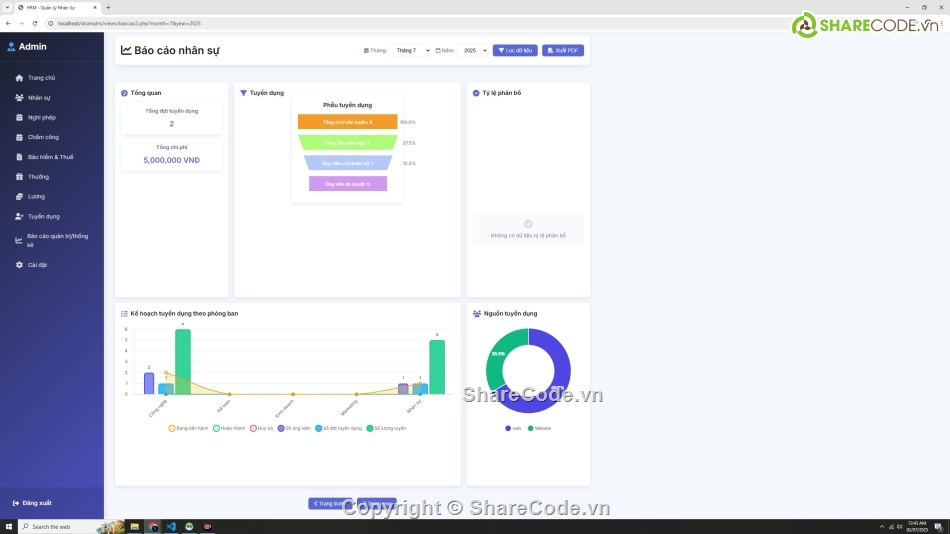 quản lý nhân sự,Đồ án quản lý nhân sự,Web quản lý nhân sự php mysql,đồ án quản lý nhân sự php mvc