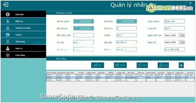 quản lý nhân sự,quản lý nhân sự tiền lương,quản lý java
