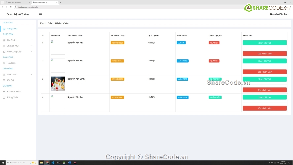 website có word,web quản lý siêu thị,web tích hợp thanh toán VietQR
