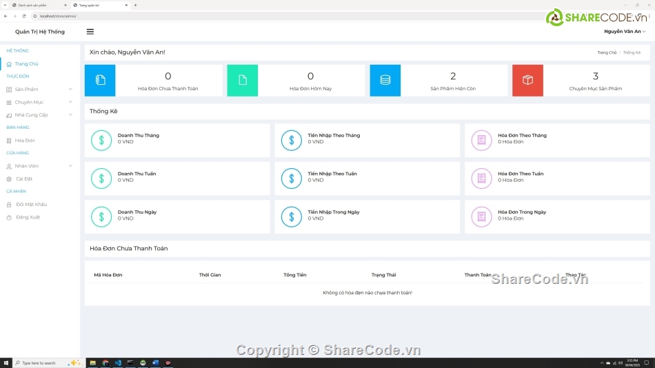 website có word,web quản lý siêu thị,web tích hợp thanh toán VietQR