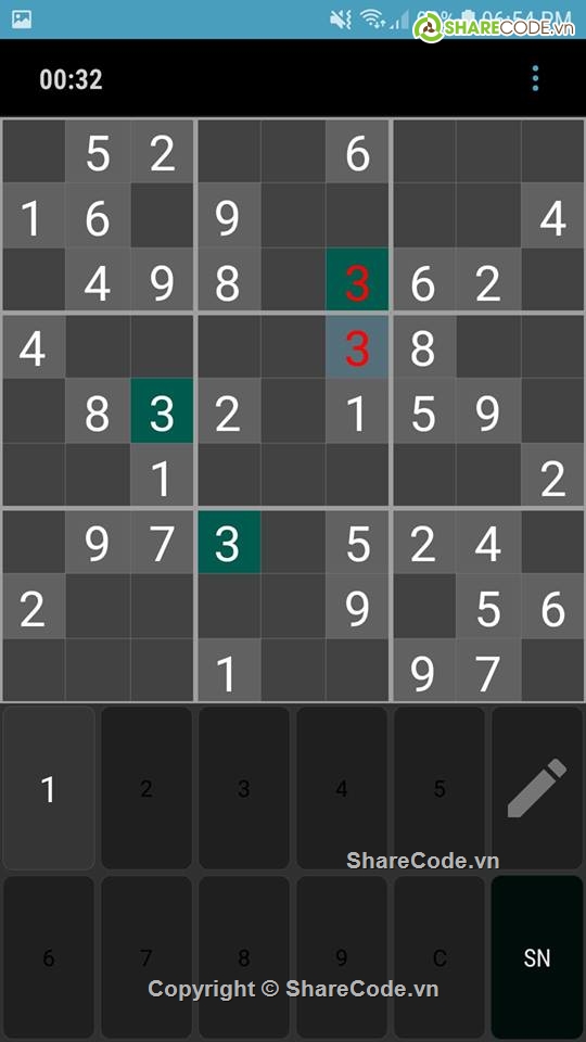 sudoku,share code sudoku game,sudoku game,game tính toán sudoku,mã nguồn game sudoku,ứng dụng android