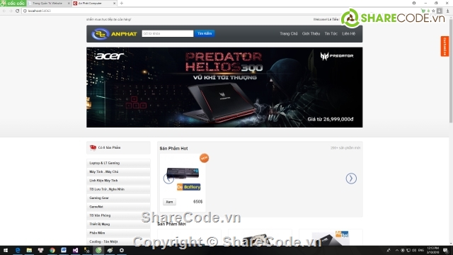 Web bán máy tính,Web giới thiệu,code bán máy tính linh kiện,Web bán linh kiện máy tính