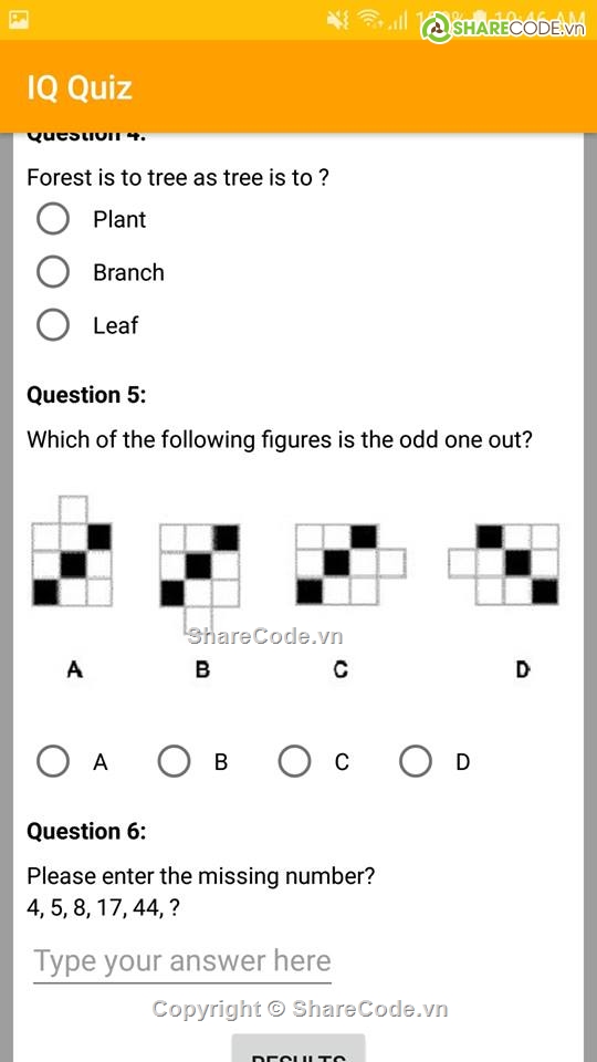Ứng dụng android,iq test,game iq test,thi trắc nghiệm,test iq,đề thi trắc nghiệm