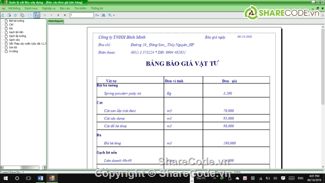 quản lí vật tư,hàng hóa vật tư,quản lý vật liệu xây dựng,quản lý hàng hóa,quản lý kho vật tư