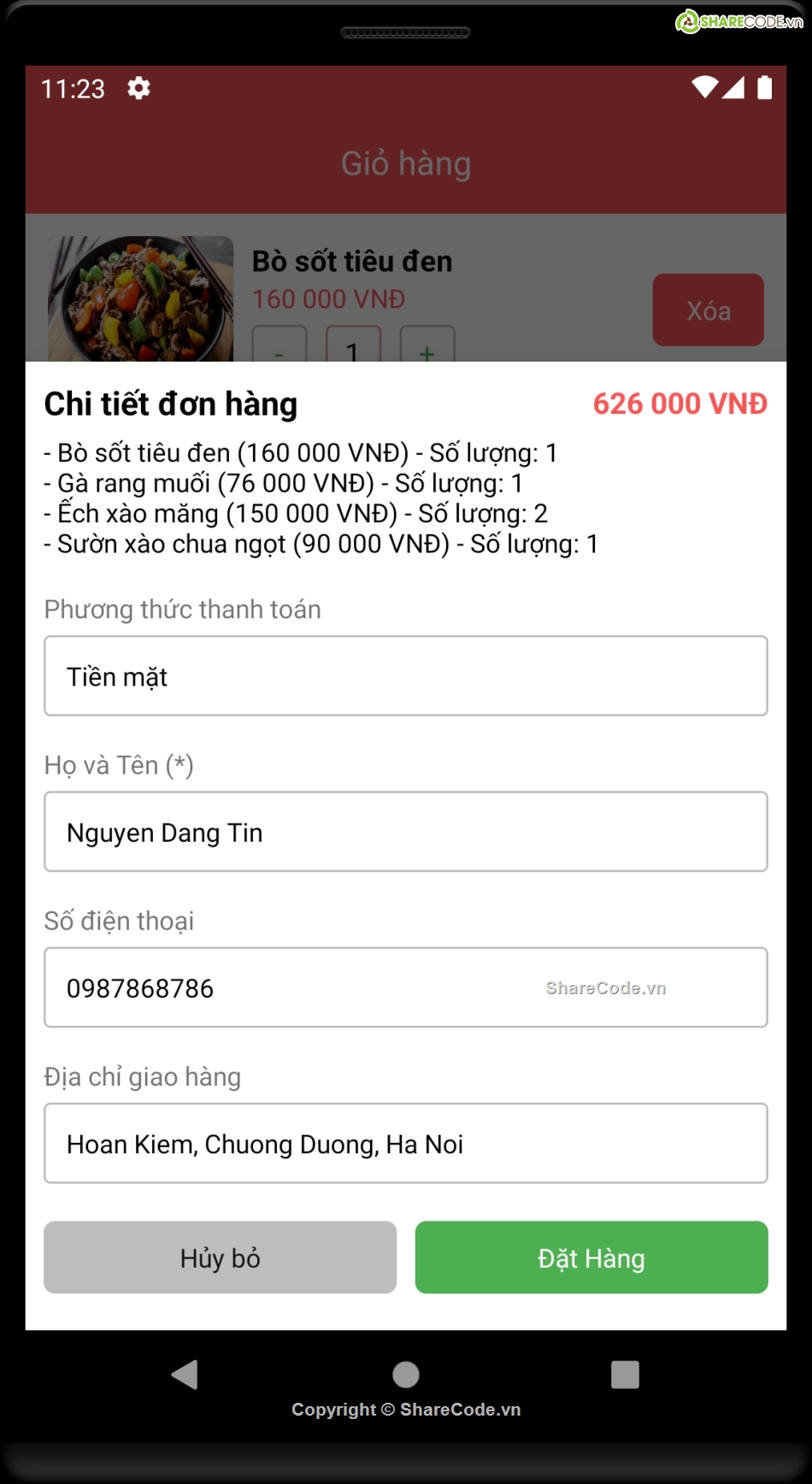 food order android app,food delivery android app,android food order app,app đặt đồ ăn android,app order đồ ăn android,app food order android kotlin
