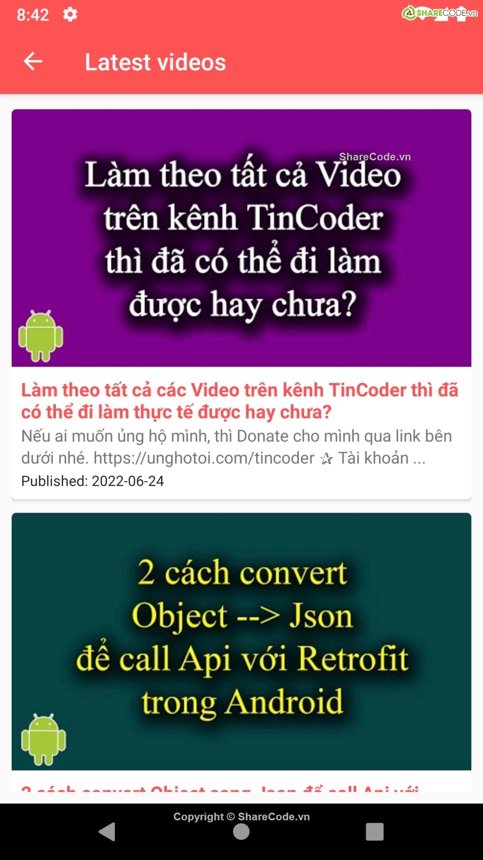 YouTube Channel Android Application,android youtube channel app,source code youtube channel app,youtube channel app android kotlin,youtube api v3 android app,play video youtube on android studio