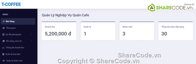 Code quản lý quán cafe,Quản lý cafe,Web quản lý quán cà phê,web quản lý cà phê,Web quản lý bán hàng