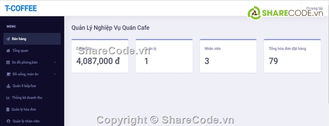 Code quản lý quán cafe,Quản lý cafe,Web quản lý quán cà phê,web quản lý cà phê,Web quản lý bán hàng